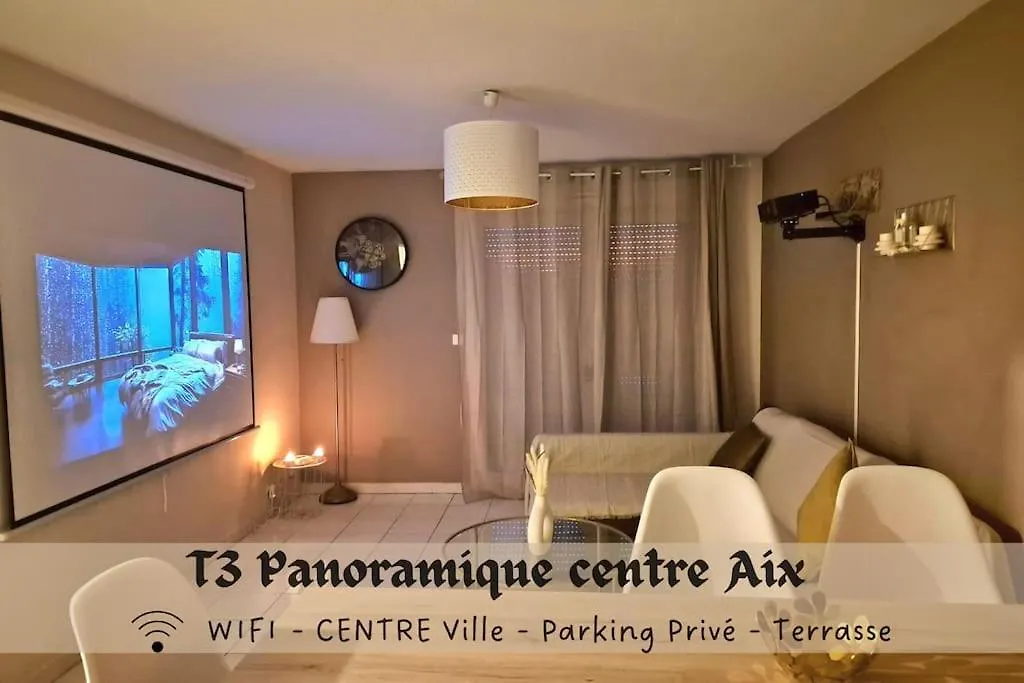 T3 Panoramique Centre Aix En Provence Lägenhet Aix-en-Provence